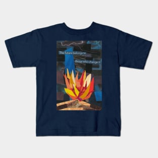 Set the World on Fire Collage Kids T-Shirt